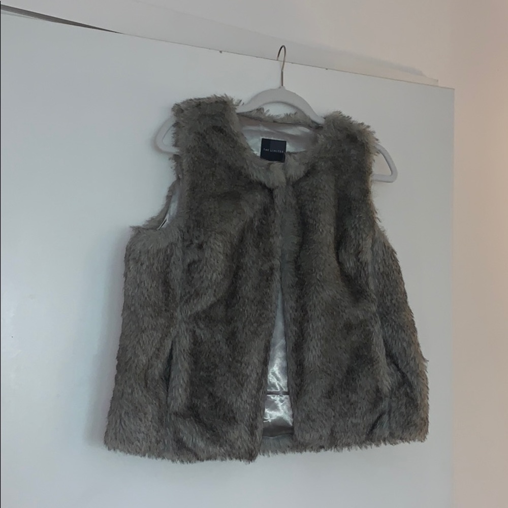 The Limited faux fur vest
